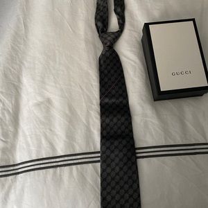 Gucci monogram mens tie